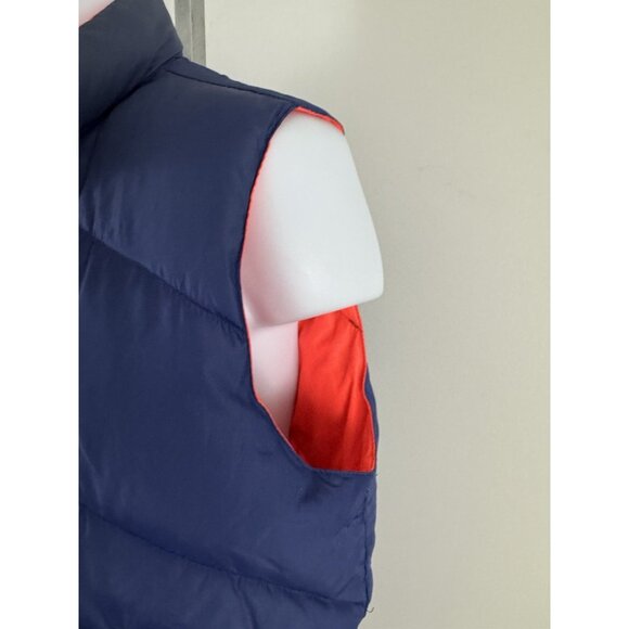 CAMEL Vintage Men's Reversible Blue/Orange Down Puffer Vest Sz M - Picture 3 of 8